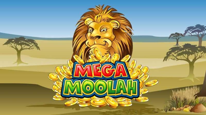 Logo of Mega Moolah Slots game